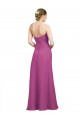 Sweetheart Neckline Pleated Chiffon Bridesmaid Dress with Low Back Brisbane