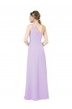 Grecian Inspired Simple One Shoulder Chiffon Formal Bridesmaid Dress with Ruching Brisbane