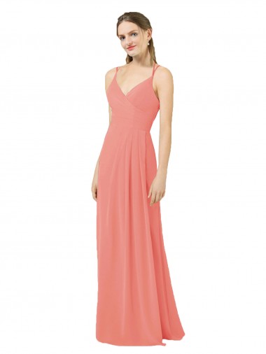 Flirty Chiffon Bridesmaid Dress with Modern Back Detail Brisbane