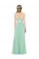 Classic Long Chiffon Bridesmaid Dress with V-Neck Brisbane