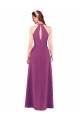 Sassy Chiffon Bridesmaid Dress with Halter Neckline Brisbane