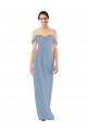 Sweetheart Neckline Chiffon Off-the-Shoulder Bridesmaid Dress Brisbane