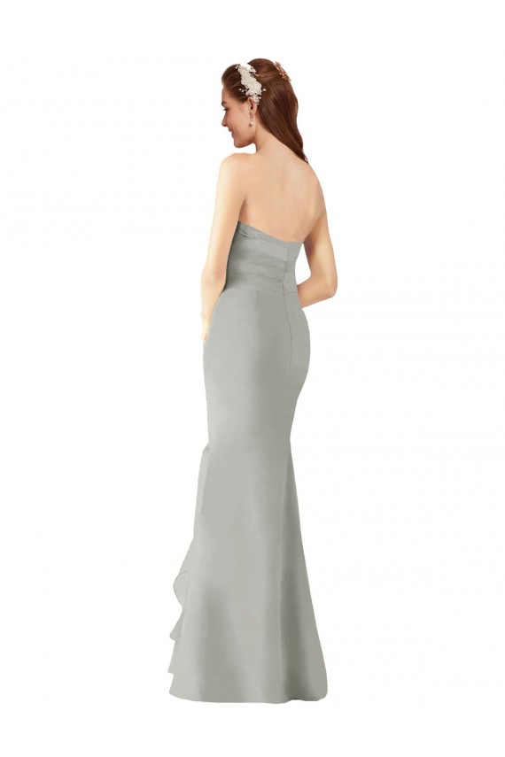 Strapless Chiffon Bridesmaids Dress with Sweetheart Neckline Brisbane