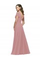 Flutter Sleeves Short Chiffon Bridesmaid Dress with Tie Belt Brisbane