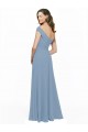 Chiffon Bridesmaid Dress with Classic Off the Shoulder Neckline Brisbane