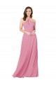 Chiffon Bridesmaid Dress / Prom Dress with Keyhole Front Brisbane