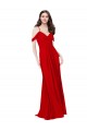 Cold Shoulder Chiffon Bridesmaid Dress Brisbane