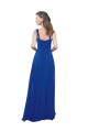 Square Neck A-Line Long Floor Length Chiffon Bridesmaid Dress Brisbane