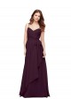 Wrapped Sweetheart Neckline Long Chiffon Bridesmaid Dress  Brisbane