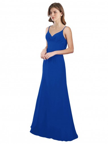 Softly Flared Chiffon Bridesmaid Dress with Sweetheart Neckline Brisbane