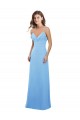 Slim Chiffon Bridesmaid Dress with Ruffled Sweetheart Neckline Brisbane