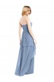 Strapless Chiffon Bridesmaid Dress with Skirt Overlay Brisbane