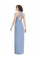 V-Neck Halter Back Straps Chiffon Formal Bridesmaid Dress Brisbane