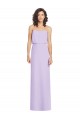 Full Length Lux Chiffon Blouson Bodice Bridesmaid Dress Brisbane