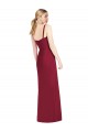 Spaghetti Straps Mermaid Chiffon Bridesmaid Dress with Side Front Slit Brisbane