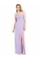 Spaghetti Straps Mermaid Chiffon Bridesmaid Dress with Side Front Slit Brisbane