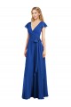 Flutter Sleeves Faux Wrap Chiffon Bridesmaid Dress Brisbane