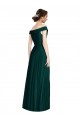 Full length Off the Shoulder Chiffon Bridesmaid Dress Brisbane
