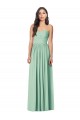 Draped Sweetheart Strapless Long Chiffon Bridesmaid Dress Brisbane