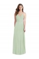 Ruffled Strap Cutout Wrap Maxi Chiffon Bridesmaid Dress Brisbane