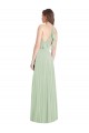 Ruffled Strap Cutout Wrap Maxi Chiffon Bridesmaid Dress Brisbane