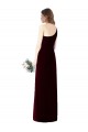 One Shoulder Chiffon Trumpet Bridesmaid Dress Brisbane
