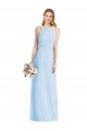Sleeveless Halter Chiffon Maxi Bridesmaid Dress Brisbane