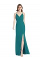 Criss Cross Back Mermaid Wrap Chiffon Bridesmaid Dress Brisbane