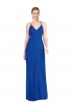Criss Cross Back A-Line Chiffon Maxi Bridesmaid Dress Brisbane