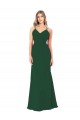Criss Cross Strappy Chiffon Bridesmaid Dress Brisbane