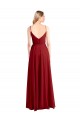 A-Line Spaghetti Straps V-Neckline Chiffon Bridesmaid Dress Open Back Brisbane