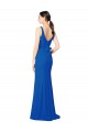 Low Back Sleeveless Chiffon Bridesmaid Dress with Side Slit Brisbane