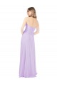 Draped Sweetheart Chiffon Bridesmaid Dress with High Slit Brisbane
