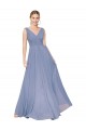 Floor Length High Neck V-Back Chiffon Bridesmaid Dress / Formal Prom Dress Brisbane