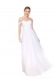 Off the Shoulder Long Full Length Chiffon Bridesmaid Dress / Formal Prom Dress Brisbane
