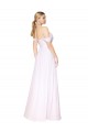Off the Shoulder Long Full Length Chiffon Bridesmaid Dress / Formal Prom Dress Brisbane
