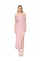 Mermaid Cold Shoulder Short Knee Length Chiffon Bridesmaid Dress / Formal Prom Dress Brisbane