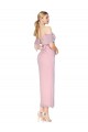 Mermaid Cold Shoulder Short Knee Length Chiffon Bridesmaid Dress / Formal Prom Dress Brisbane