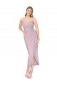 Short Knee Length Chiffon Wrap Bridesmaid Dress / Cocktail Prom Dress with Straps Brisbane