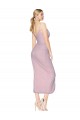 Short Knee Length Chiffon Wrap Bridesmaid Dress / Cocktail Prom Dress with Straps Brisbane