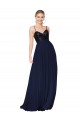 Sweetheart High Neck Sequin Top Long Chiffon Bridesmaid Dress / Prom Dress Brisbane