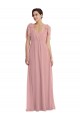 Empire Waist Long Halter Maxi Bridesmaid Dress Brisbane