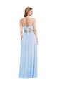 Tie Back Cutout Maxi Formal Bridesmaid Dress with Front Slit Brisbane
