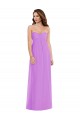 Empire Waist Twist Shirred Strapless Bridesmaid Dress Brisbane