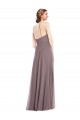 Diamond Halter Maxi Formal Bridesmaid Dress with Front Slit Brisbane