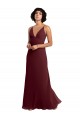 Notched Neckline Empire Waist Chiffon Slip Bridesmaid Dress Brisbane