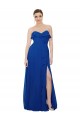 Ruffled Chiffon Strapless Bridesmaid Dress Brisbane