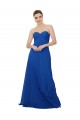 Strapless Sweetheart Draped Chiffon Bridesmaid Dress Brisbane