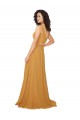 Boho Chiffon Bridesmaid Dress with Tied Straps Brisbane