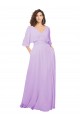 Chiffon Bridesmaid Dress with Ruched Waist Brisbane